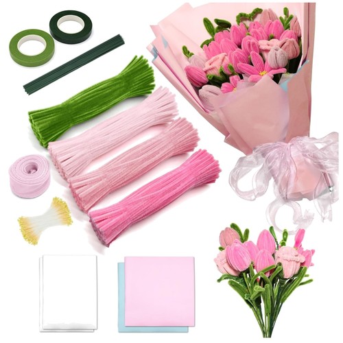 Pfeifenreiniger blumen set - blumen,
