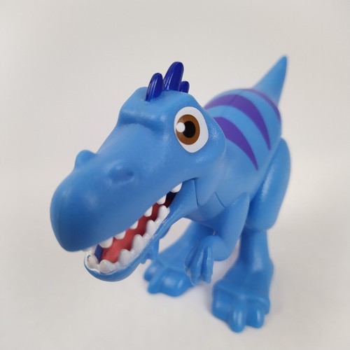 Blauer dino spielzeug figur - blauer,