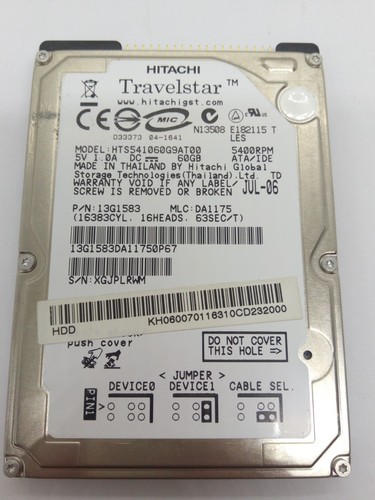 Toshiba hts541060g9at00 60 - *hts541060g9at00*,