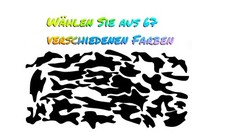 1x Camouflage Aufkleber Set