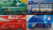 Werbe-Trucks Auswahl Sammlerstücke