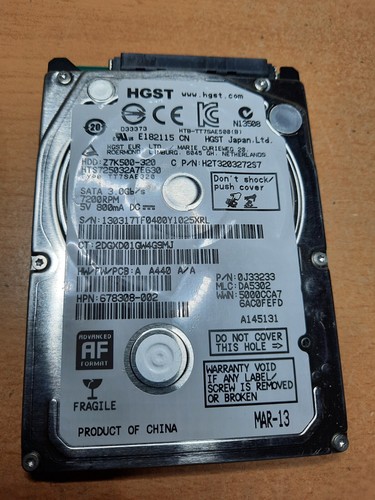 Interne festplatte hgst 320gb - festplatte,