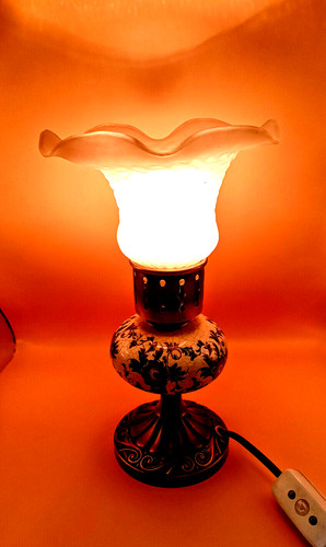 Alte elektrische tischlampe - alte,