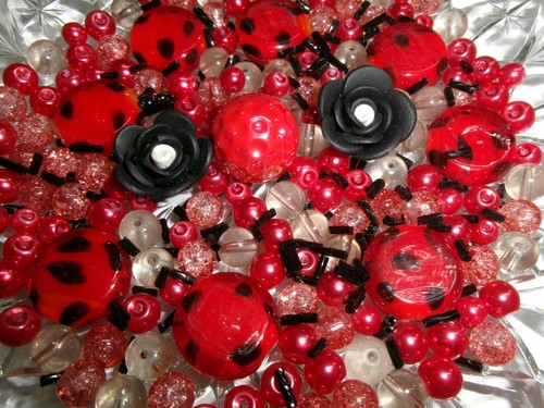 Glasperle mix 143 indische - glasperle,