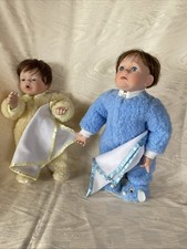 Babypuppen 2 Stück Ca. 33cm Hoch Dekopuppen Sammlerstücke