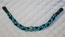 Kaltblut Flecht - STIRNBAND f. Trense " Indianerschmuck "