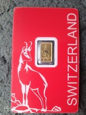 Goldbarren Pamp Suisse Gams
