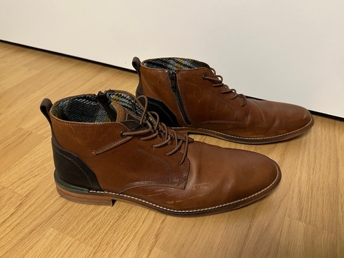 Bullboxer lederschuh stiefel - lederschuh,