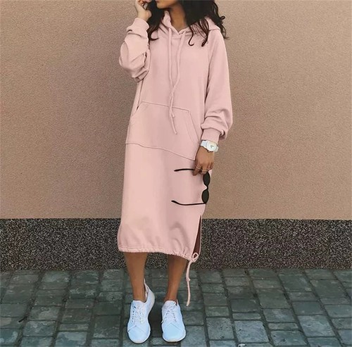 Damen lange sweatshirt jacke - sweatshirt,