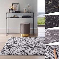 Kurzflor Designerteppich Marmor waschbar,rutschfest, Wohnzimmer,Schlafzimmer,Bad