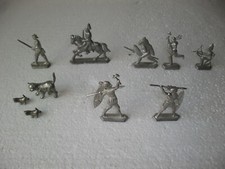 DDR Blei-Guss Zinnfiguren ? Soldat Reiter Afrikaner Indianer Katzen Setzkasten