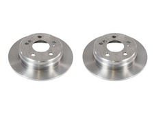 2x brake discs 258 mm unvented