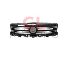 FÜR VW TIGUAN 2011-2016 KÜHLERGRILL Chrom Schwarz 5N0853651H9B9
