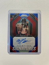 2024 Panini Prizm WWE Champions Signatures Finn Bálor [Blue] #CS-FBL /49