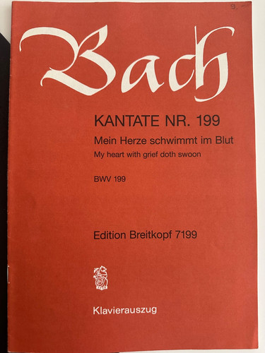 Bach kantate 199 - kantate, mein
