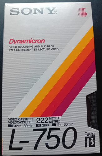 Sony dynamicron 750 video - sony, l-750