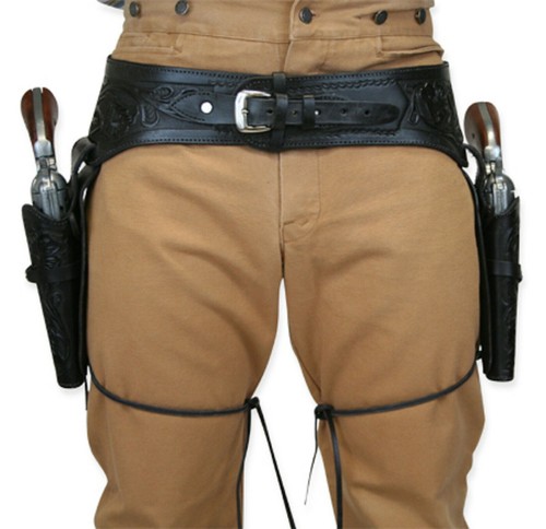 Leder western cowboy - western,