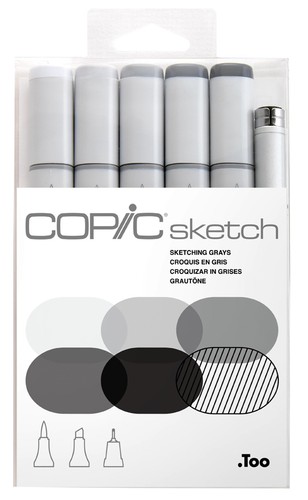 Copic marker sketch - marker,
