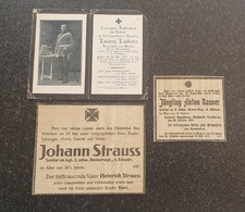 Sterbebild - 2.schwere Reiter Rgt. 1915-1916 