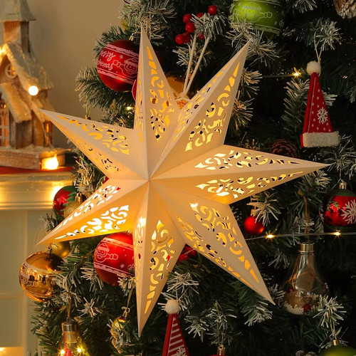 Hohlstern weihnachtsanhänger - hohlstern,