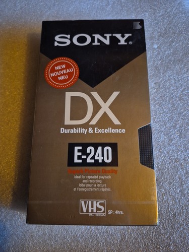 Sony 240 vhs video - ,