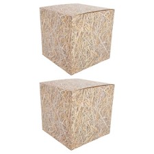  2 Stück Heuballen-Dekoration: Bauernhof-Western-Mottoparty, Heuballen,