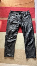 Lederjeans his herren w36 - lederjeans,