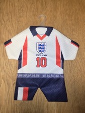 Mini Trikot England 1996 Euro 96 als Anhäger für Fensterscheiben