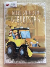 Kurt Eulzer Kinder Geburtstag Musik Happy Sound Geld Karte Bagger Bob Baumeister