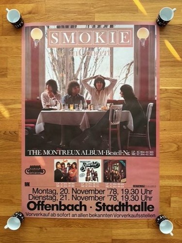 Smokie tour plakat - smokie, the
