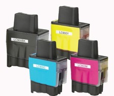 4x Patronen für Brother MFC5440CN MFC210C MFC215C MFC425CN DCP115C DCP120C LC900