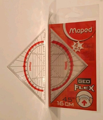 Geodreieck 16cm maped - x,