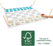 Dame und Schach  Spielfeld ca