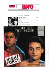Night Force - Hold The Night -  7in  Promo Info (VG/VG) .