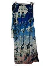 Zara Damen Stoffhose Blau