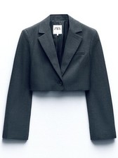 Zara?Blazer Kurzblazer Jacke Oversize Nadelstreifen XXL Neu!!