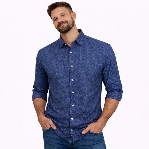 Ganesh hemd herren large blau - ganesh,