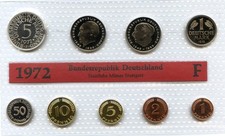 BRD Kursmünzensatz KMS 1972 F