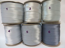 7 m  Schrägband Satin,  Atlas, breite  20 mm, Graue Töne