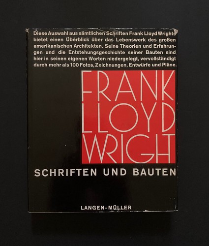 Schriften und bauten frank - schriften, /