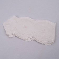 Tischband Spitze Baumwolle weiß Vintage Landhaus Hochzeit Dekoration L 150 cm