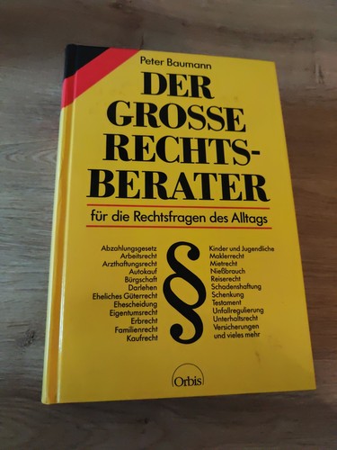 Der große rechtsberater - große, peter