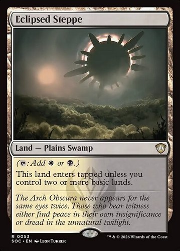 Mtg eclipsed steppe - eclipsed,