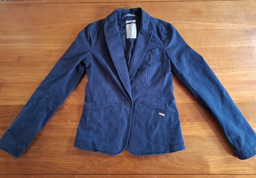 Blazer esprit damen blau - blazer,