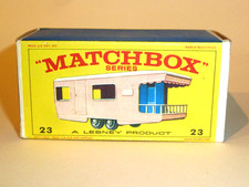 MATCHBOX LESNEY TRAILER CARAVAN No. 23D, Original Box