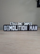 Logo "Demolition Man" 3D -