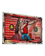 Popeye Leinwand Bild Farbig