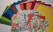 Stampin up Designerpapiere-Set,Sommerbeeren,24 Papiere 6x6Zoll+Cardstock