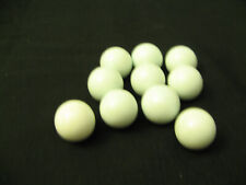 10 große weiße Murmeln aus Glas Durchm. 25 mm