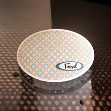 Fossil Ovale Schmuckdose Türkis-Beige  17,5 x 12 x 4 cm NEU in OVP